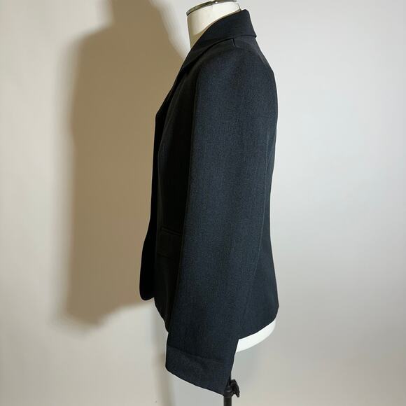 Evan Picone Suit Black 3 Button Blazer Suit Jacket‎ Career Womens Size 6 Office - Picture 3 of 7